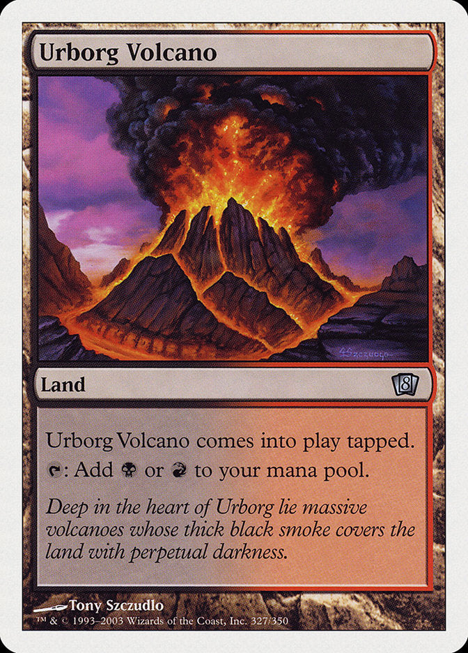 Urborg Volcano [Eighth Edition] MTG Single Magic: The Gathering | Red Claw Gaming