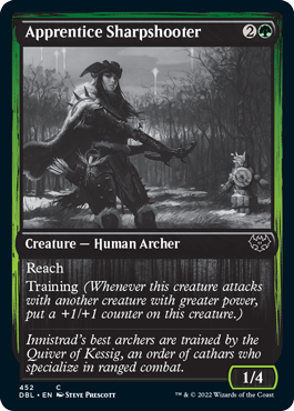Apprentice Sharpshooter [Innistrad: Double Feature] MTG Single Magic: The Gathering | Red Claw Gaming
