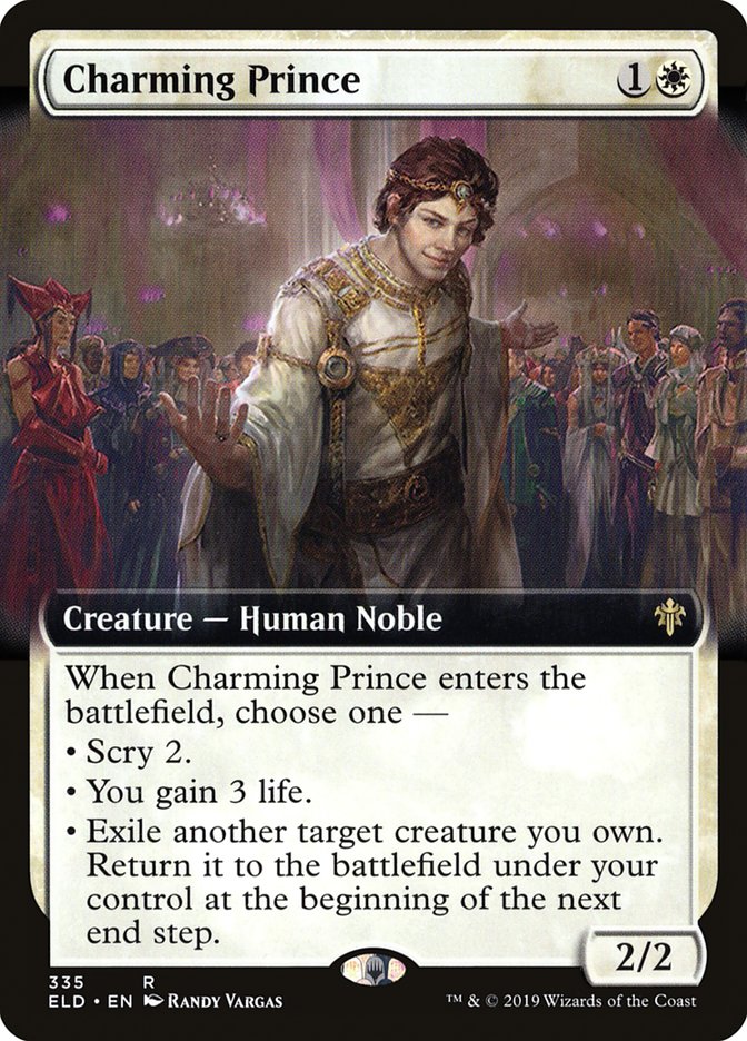 Charming Prince (Extended Art) [Throne of Eldraine] MTG Single Magic: The Gathering | Red Claw Gaming