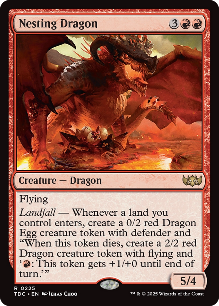 Nesting Dragon [Tarkir: Dragonstorm Commander] MTG Single Magic: The Gathering | Red Claw Gaming