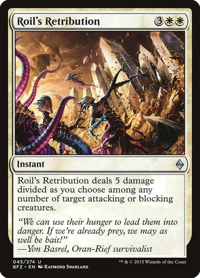 Roil's Retribution [Battle for Zendikar] MTG Single Magic: The Gathering | Red Claw Gaming