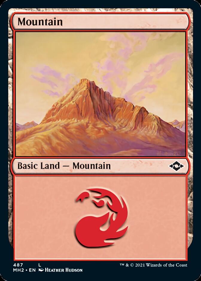Mountain (487) [Modern Horizons 2] MTG Single Magic: The Gathering | Red Claw Gaming