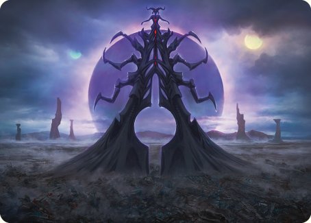 Black Sun's Twilight Art Card [Phyrexia: All Will Be One Art Series] MTG Single Magic: The Gathering | Red Claw Gaming