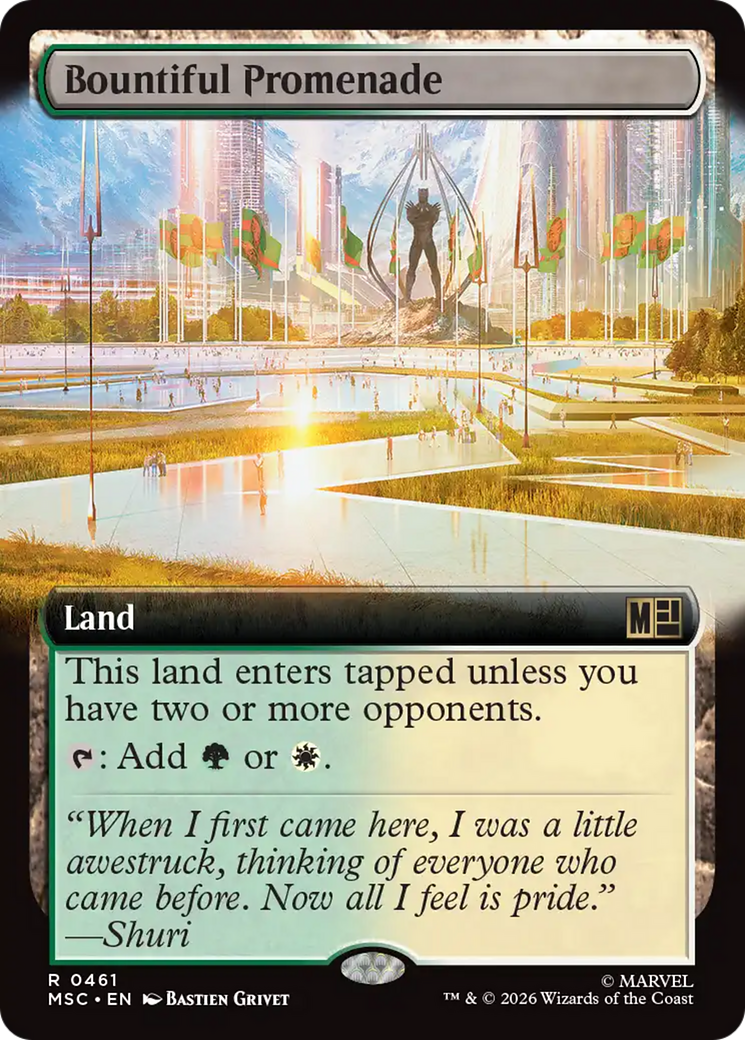 Bountiful Promenade (Extended Art) [Marvel Super Heroes Commander] | Red Claw Gaming