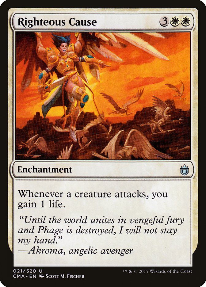 Righteous Cause [Commander Anthology] MTG Single Magic: The Gathering | Red Claw Gaming
