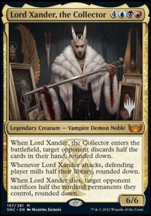 Lord Xander, the Collector (Promo Pack) [Streets of New Capenna Promos] MTG Single Magic: The Gathering | Red Claw Gaming
