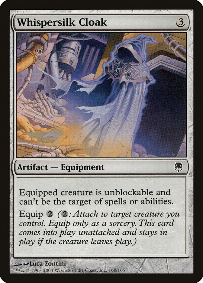 Whispersilk Cloak [Darksteel] MTG Single Magic: The Gathering | Red Claw Gaming