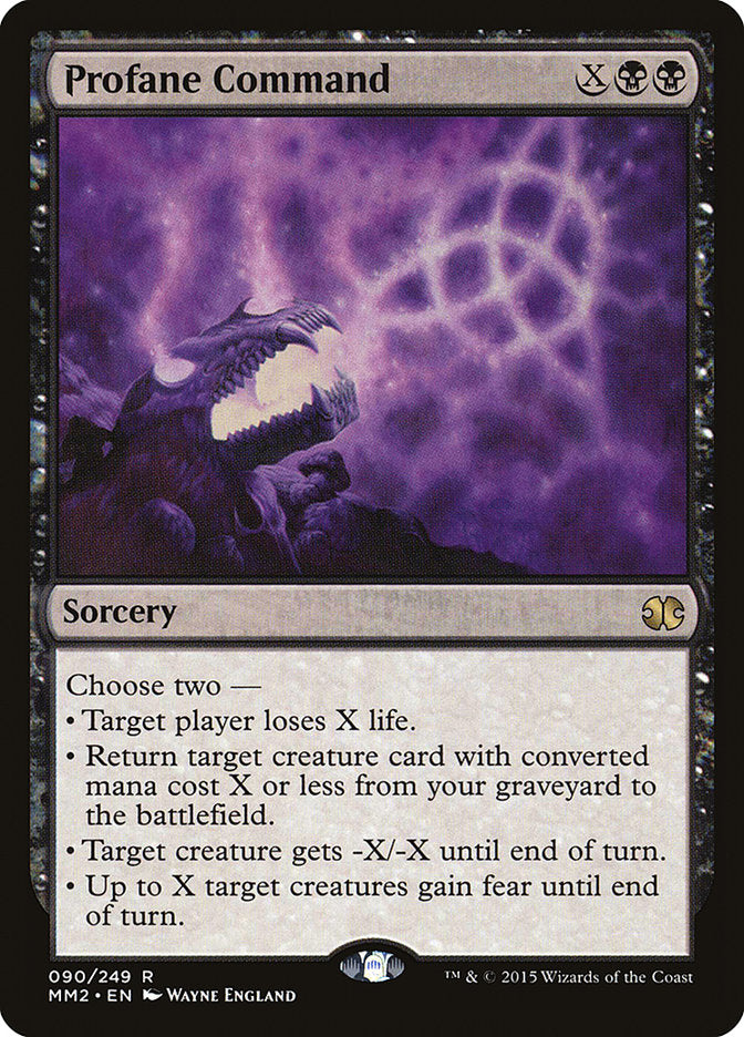 Profane Command [Modern Masters 2015] MTG Single Magic: The Gathering | Red Claw Gaming