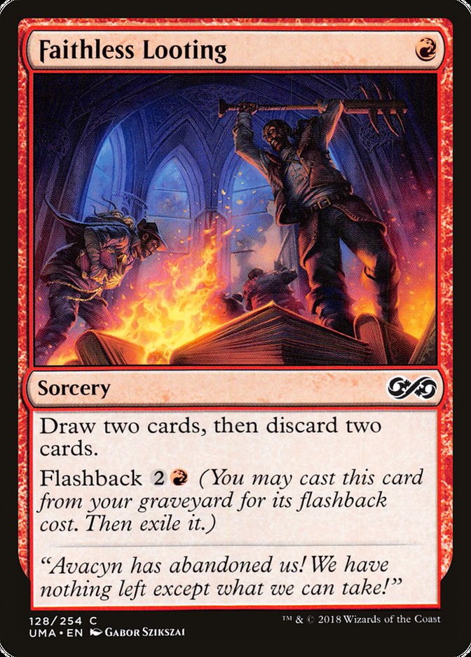 Faithless Looting [Ultimate Masters] MTG Single Magic: The Gathering | Red Claw Gaming