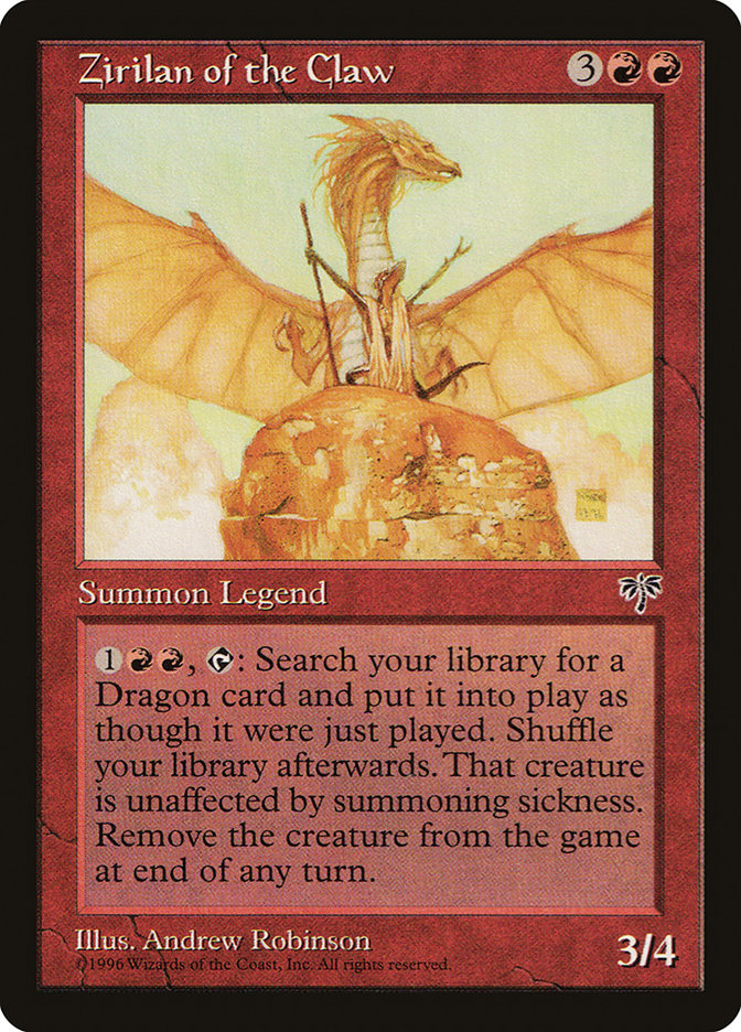 Zirilan of the Claw [Mirage] MTG Single Magic: The Gathering | Red Claw Gaming