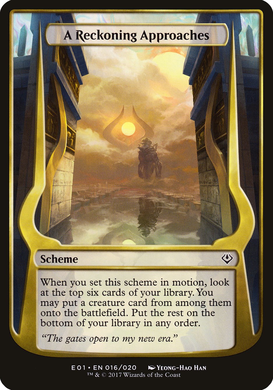 A Reckoning Approaches (Schemes) [Archenemy: Nicol Bolas Schemes] MTG Single Magic: The Gathering | Red Claw Gaming