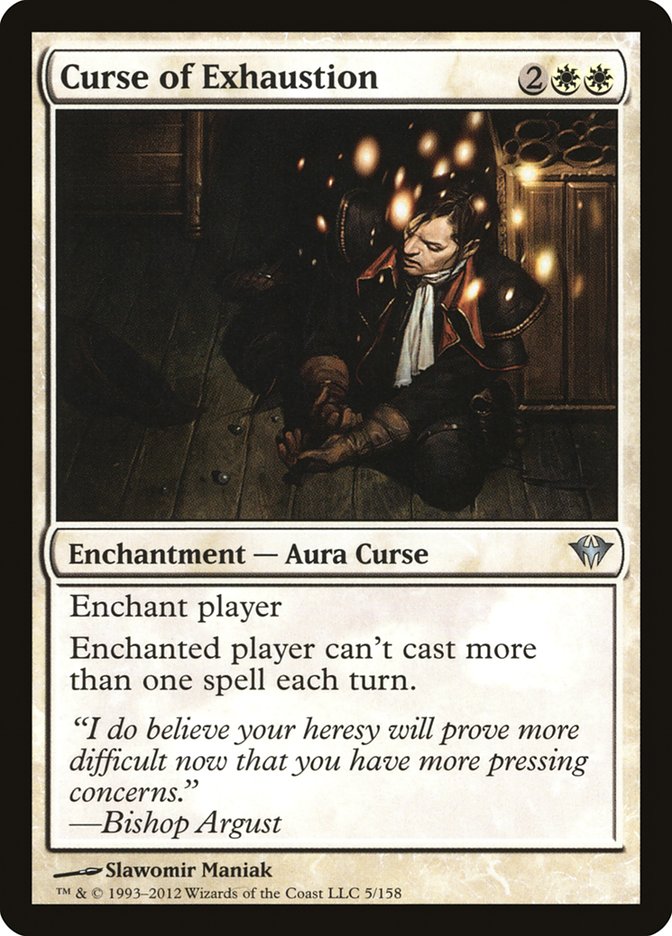 Curse of Exhaustion [Dark Ascension] MTG Single Magic: The Gathering | Red Claw Gaming