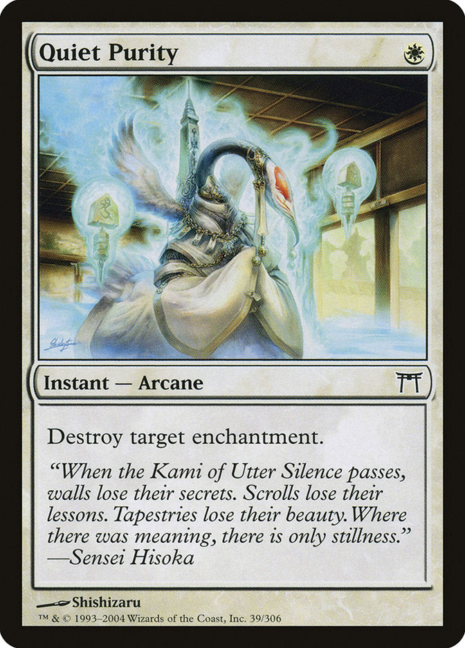 Quiet Purity [Champions of Kamigawa] MTG Single Magic: The Gathering | Red Claw Gaming