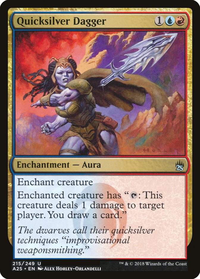 Quicksilver Dagger [Masters 25] MTG Single Magic: The Gathering | Red Claw Gaming