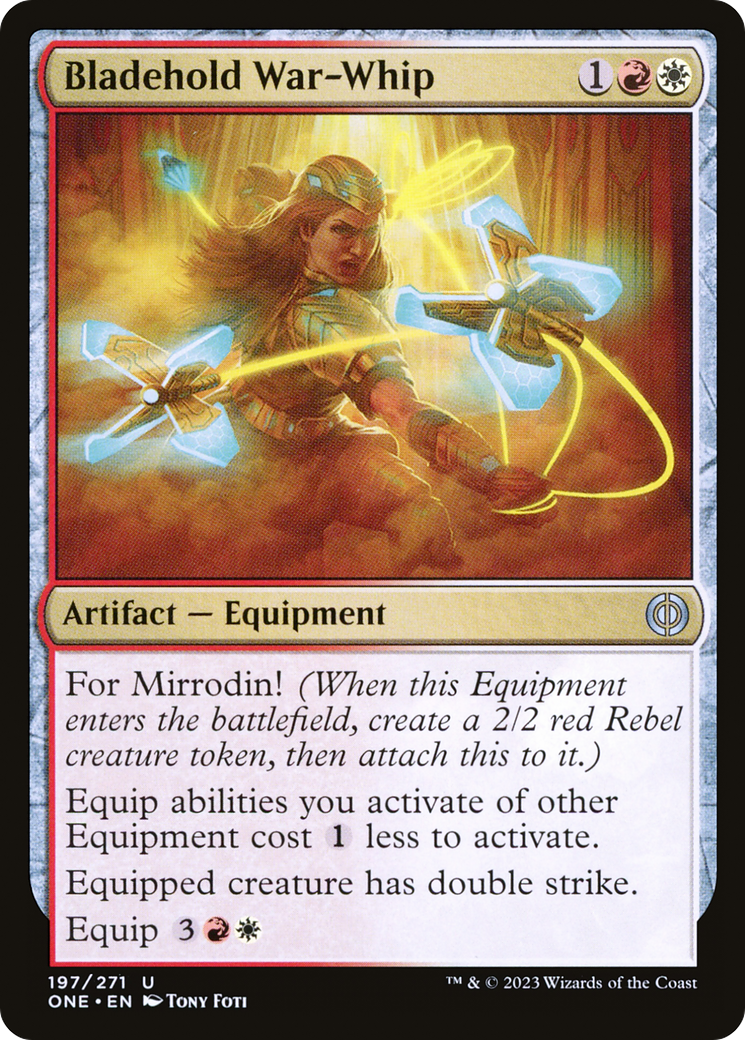 Bladehold War-Whip [Phyrexia: All Will Be One] MTG Single Magic: The Gathering | Red Claw Gaming