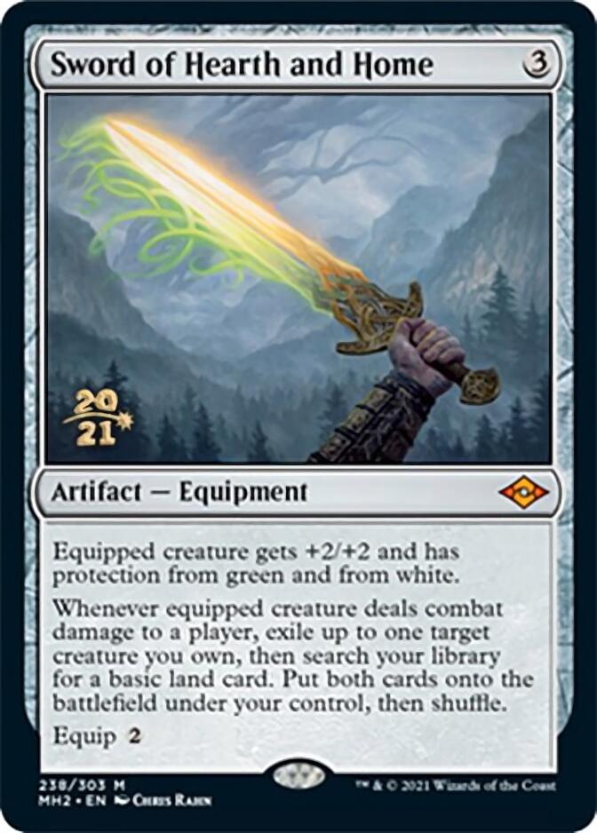 Sword of Hearth and Home [Modern Horizons 2 Prerelease Promos] MTG Single Magic: The Gathering | Red Claw Gaming