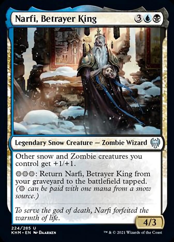 Narfi, Betrayer King [Kaldheim] MTG Single Magic: The Gathering | Red Claw Gaming