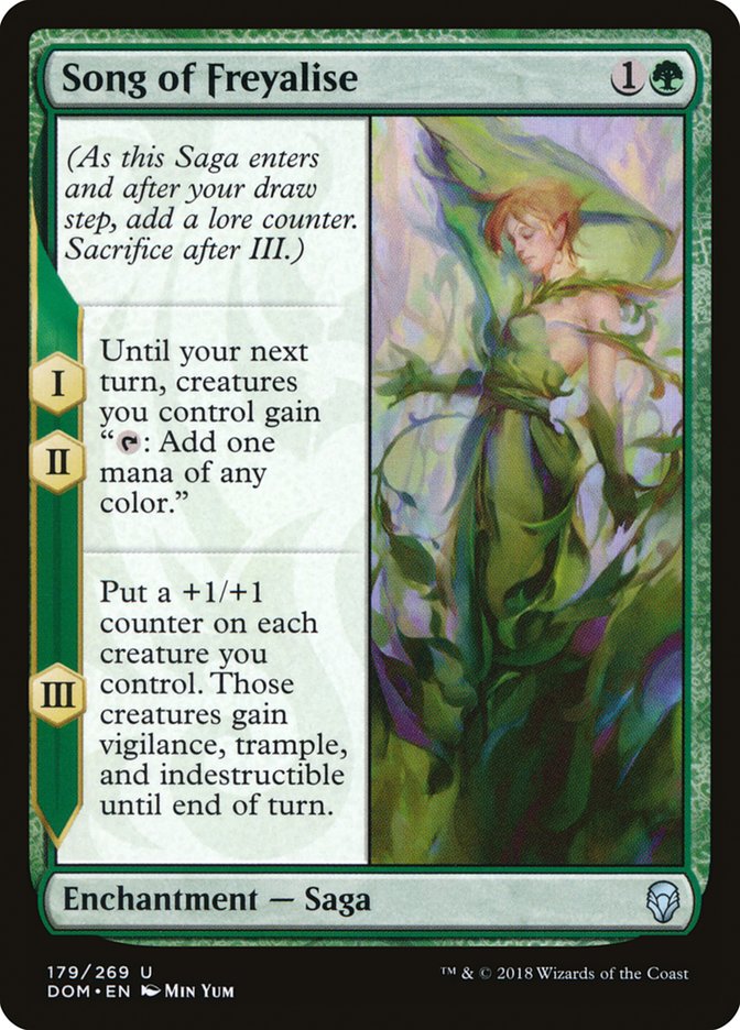 Song of Freyalise [Dominaria] MTG Single Magic: The Gathering | Red Claw Gaming