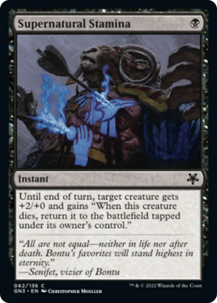 Supernatural Stamina [Game Night: Free-for-All] MTG Single Magic: The Gathering | Red Claw Gaming