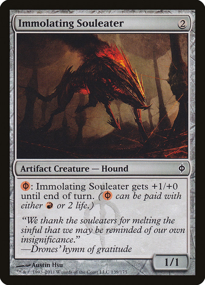 Immolating Souleater [New Phyrexia] MTG Single Magic: The Gathering | Red Claw Gaming