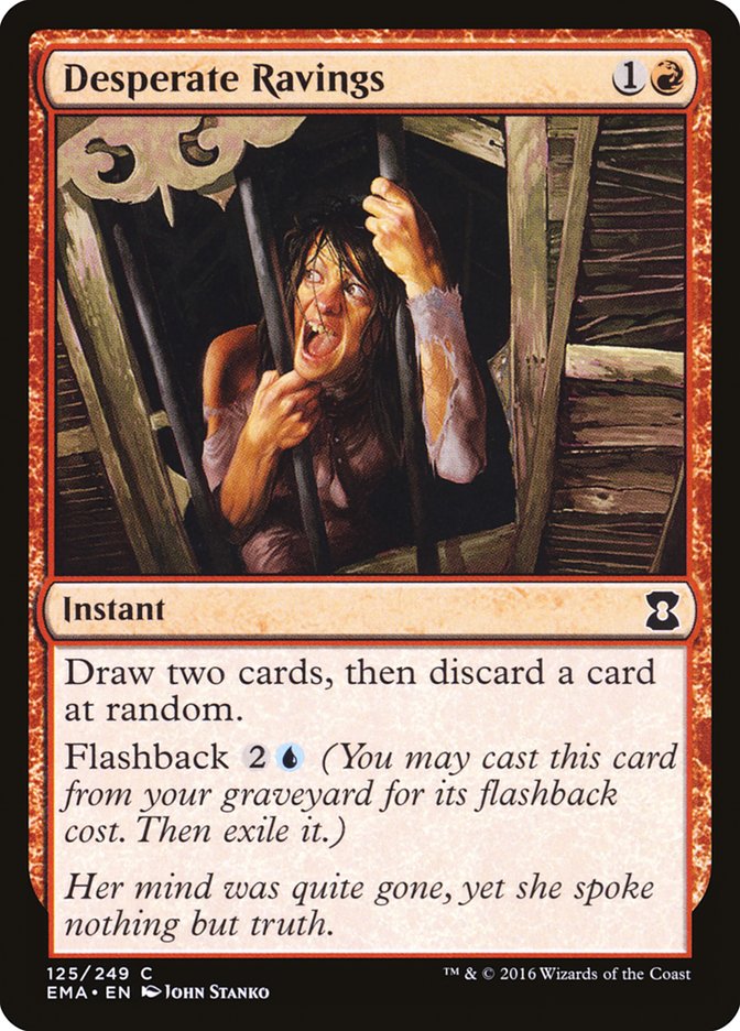 Desperate Ravings [Eternal Masters] MTG Single Magic: The Gathering | Red Claw Gaming