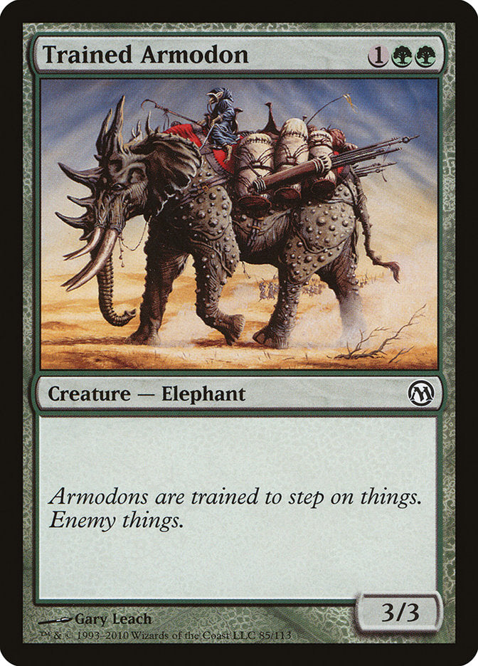 Trained Armodon [Duels of the Planeswalkers] MTG Single Magic: The Gathering | Red Claw Gaming