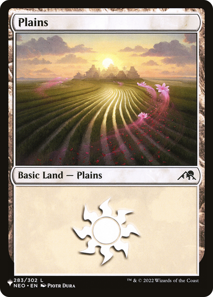 Plains (NEO) [The List] MTG Single Magic: The Gathering | Red Claw Gaming