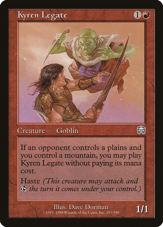 Kyren Legate [Mercadian Masques] MTG Single Magic: The Gathering | Red Claw Gaming