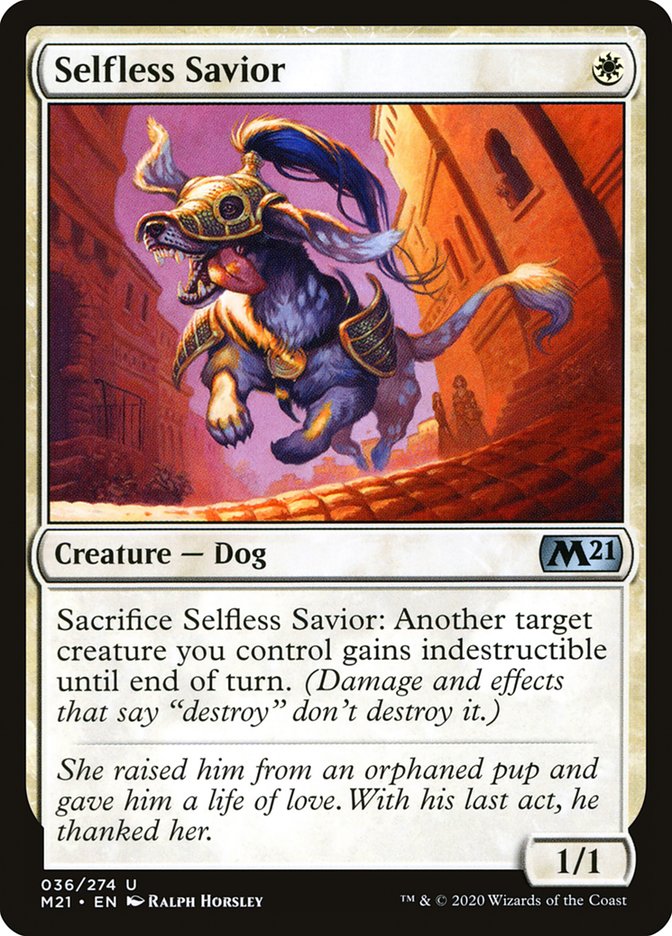 Selfless Savior [Core Set 2021] MTG Single Magic: The Gathering | Red Claw Gaming