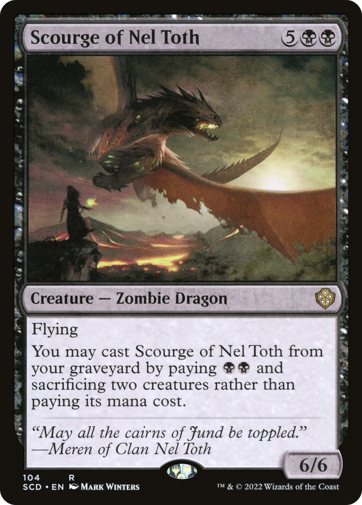 Scourge of Nel Toth [Starter Commander Decks] MTG Single Magic: The Gathering | Red Claw Gaming