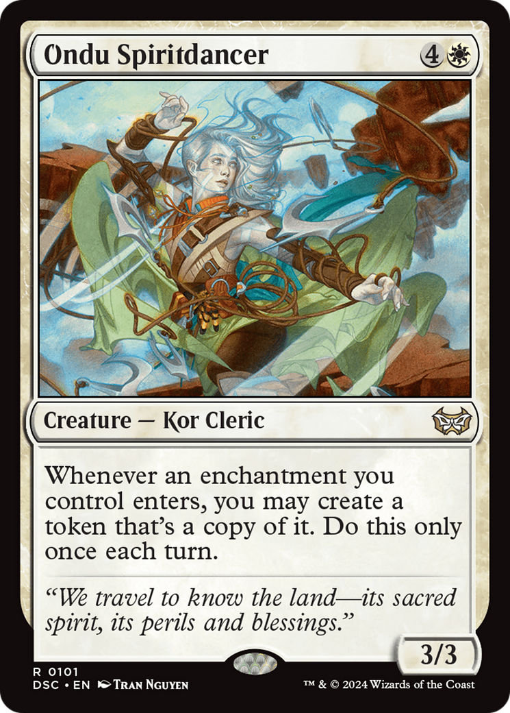 Ondu Spiritdancer [Duskmourn: House of Horror Commander] MTG Single Magic: The Gathering | Red Claw Gaming