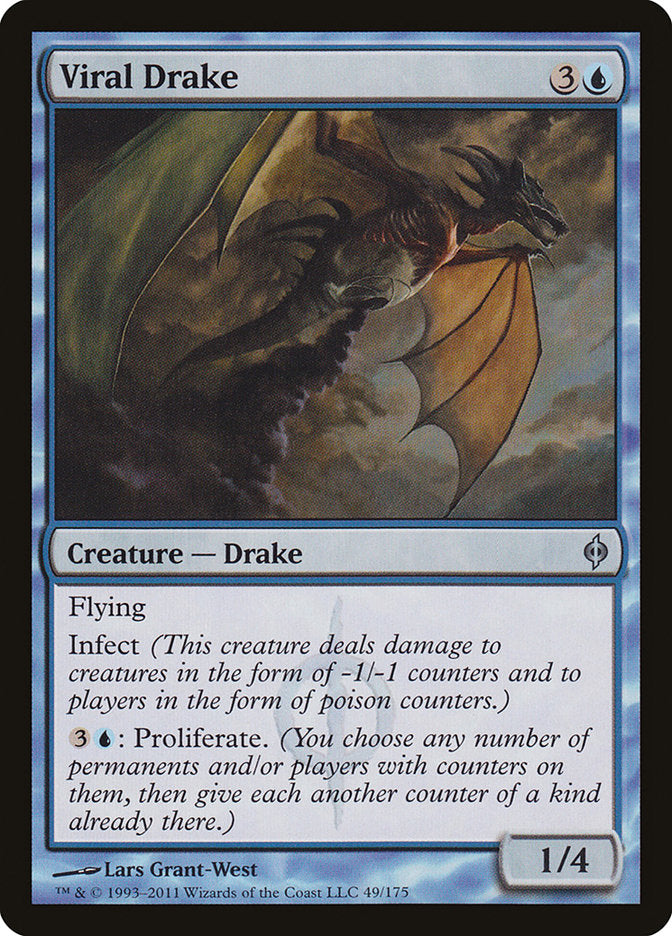 Viral Drake [New Phyrexia] MTG Single Magic: The Gathering | Red Claw Gaming