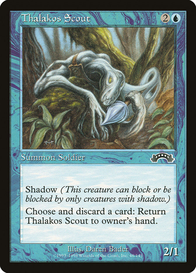 Thalakos Scout [Exodus] MTG Single Magic: The Gathering | Red Claw Gaming