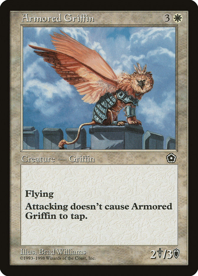 Armored Griffin [Portal Second Age] MTG Single Magic: The Gathering | Red Claw Gaming