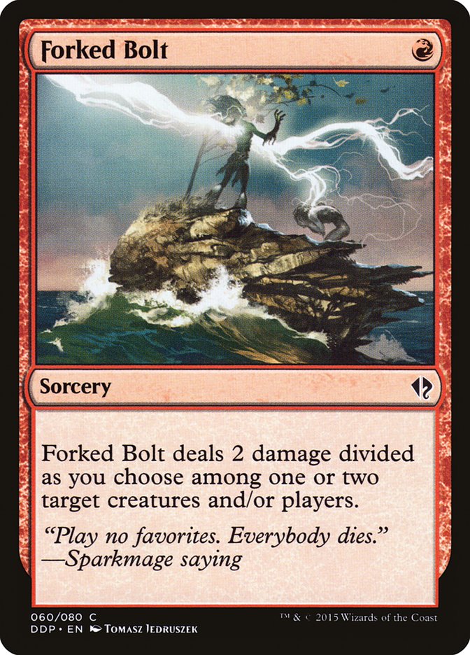 Forked Bolt [Duel Decks: Zendikar vs. Eldrazi] MTG Single Magic: The Gathering | Red Claw Gaming