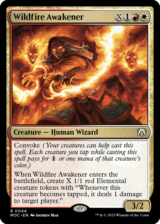 Wildfire Awakener [March of the Machine Commander] MTG Single Magic: The Gathering | Red Claw Gaming