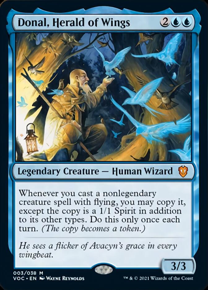 Donal, Herald of Wings [Innistrad: Crimson Vow Commander] MTG Single Magic: The Gathering | Red Claw Gaming