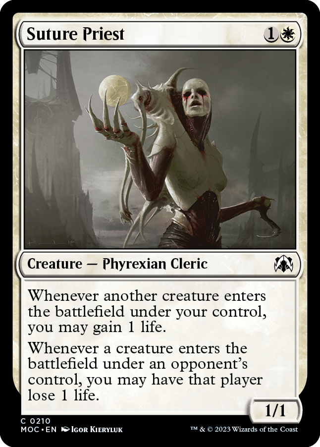 Suture Priest [March of the Machine Commander] MTG Single Magic: The Gathering | Red Claw Gaming
