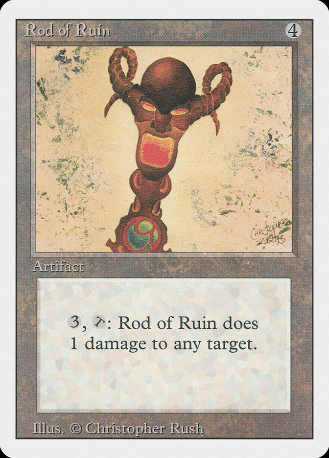 Rod of Ruin [Revised Edition] MTG Single Magic: The Gathering | Red Claw Gaming