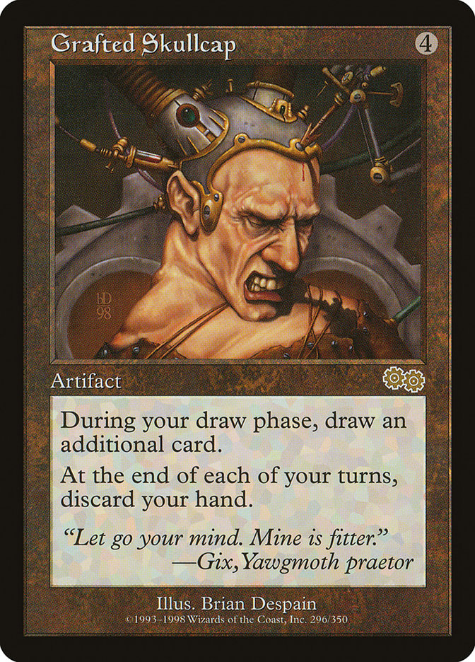 Grafted Skullcap [Urza's Saga] MTG Single Magic: The Gathering | Red Claw Gaming