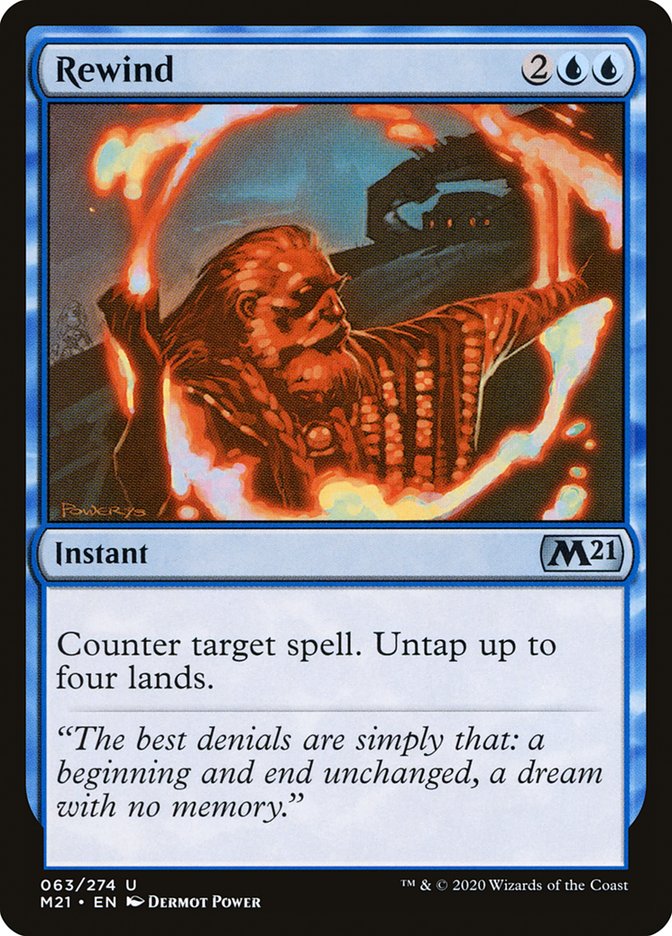 Rewind [Core Set 2021] MTG Single Magic: The Gathering | Red Claw Gaming