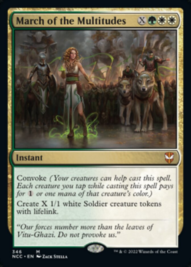 March of the Multitudes [Streets of New Capenna Commander] MTG Single Magic: The Gathering | Red Claw Gaming
