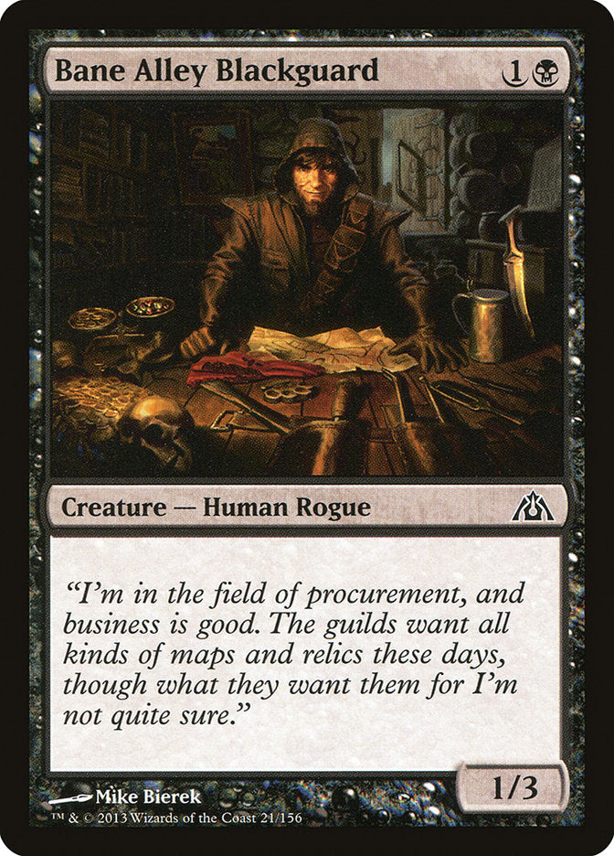 Bane Alley Blackguard [Dragon's Maze] MTG Single Magic: The Gathering | Red Claw Gaming