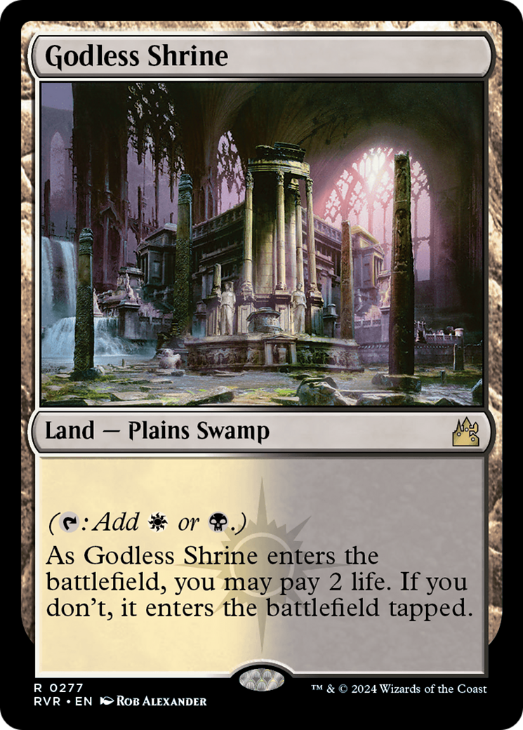 Godless Shrine [Ravnica Remastered] MTG Single Magic: The Gathering | Red Claw Gaming