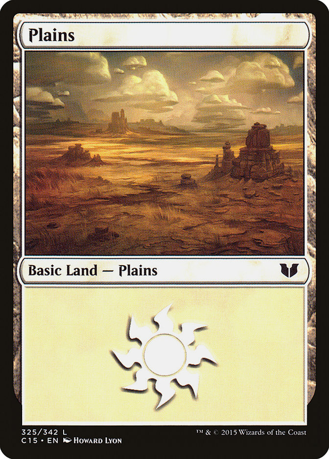Plains (325) [Commander 2015] MTG Single Magic: The Gathering | Red Claw Gaming
