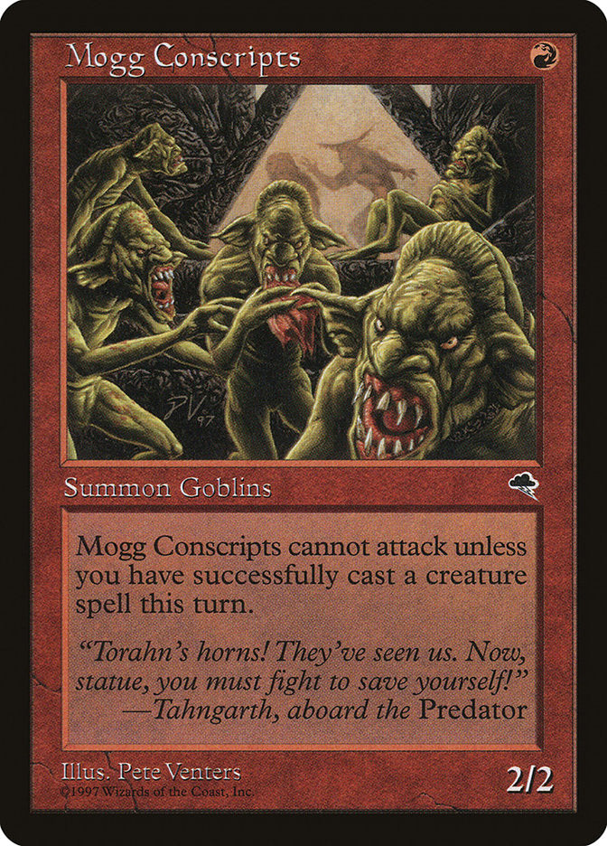 Mogg Conscripts [Tempest] MTG Single Magic: The Gathering | Red Claw Gaming
