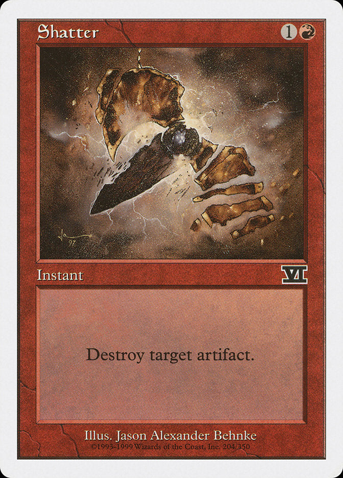 Shatter [Classic Sixth Edition] MTG Single Magic: The Gathering | Red Claw Gaming