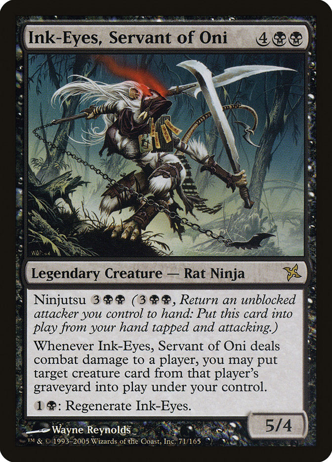 Ink-Eyes, Servant of Oni [Betrayers of Kamigawa] MTG Single Magic: The Gathering | Red Claw Gaming