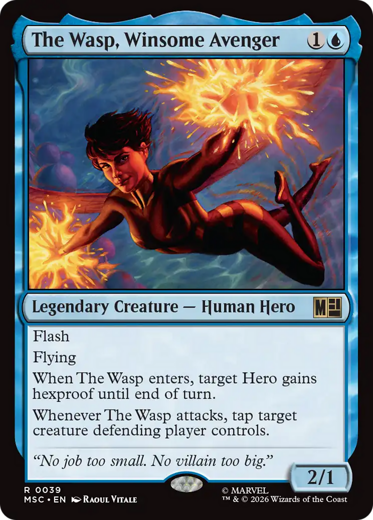 The Wasp, Winsome Avenger [Marvel Super Heroes Commander] MTG Single Magic: The Gathering | Red Claw Gaming