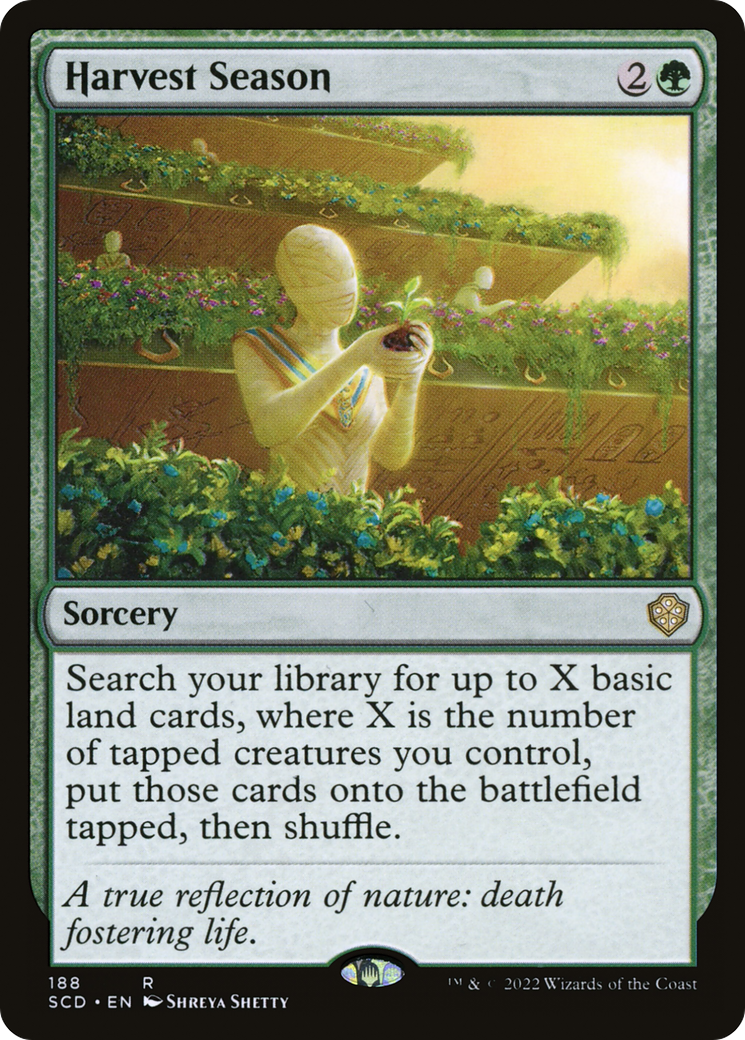 Harvest Season [Starter Commander Decks] MTG Single Magic: The Gathering | Red Claw Gaming
